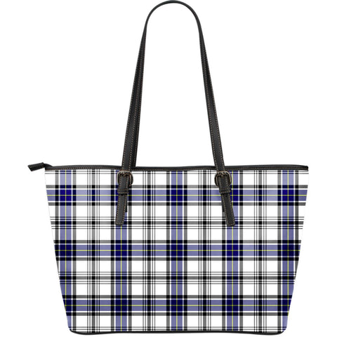 HANNAY TARTAN LARGE LEATHER TOTE