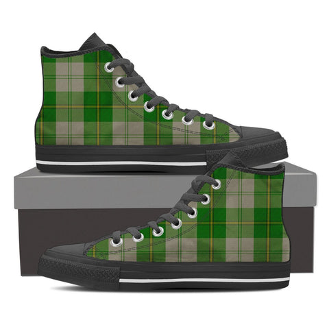 CUNNINGHAM DRESS GREEN DANCERS TARTAN CANVAS SHOES