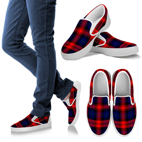 MACLACHLAN MODERN TARTAN SLIP ONS