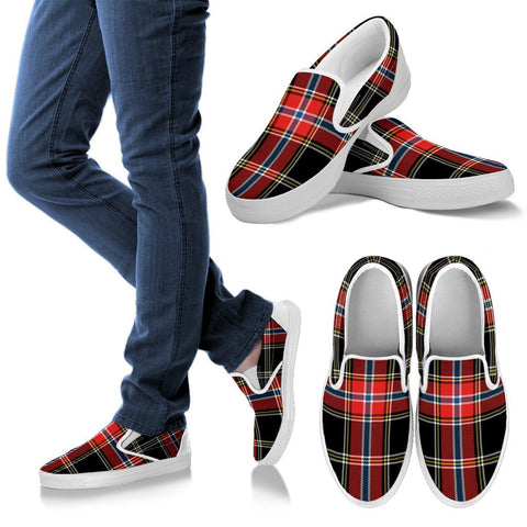 NORWEGIAN NIGHT TARTAN SLIP ONS
