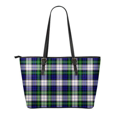 GORDON DRESS MODERN TARTAN LARGE LEATHER TOTE