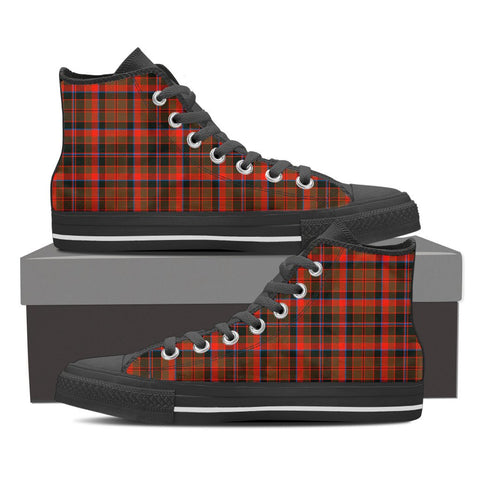 CUMMING HUNTING WEATHERED TARTAN CANVAS SHOES