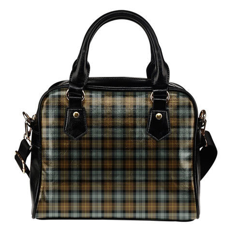 GORDON WEATHERED TARTAN SHOULDER HANDBAG