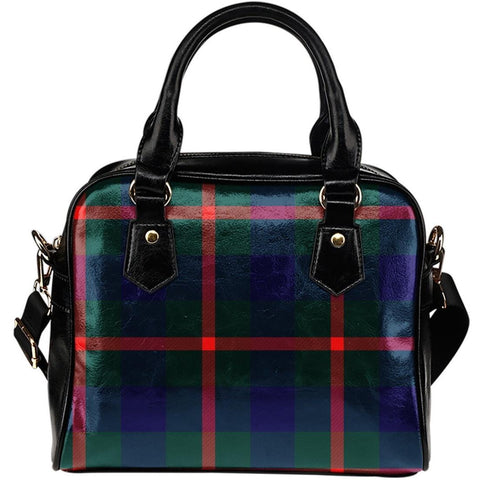 AGNEW MODERN TARTAN SHOULDER HANDBAG