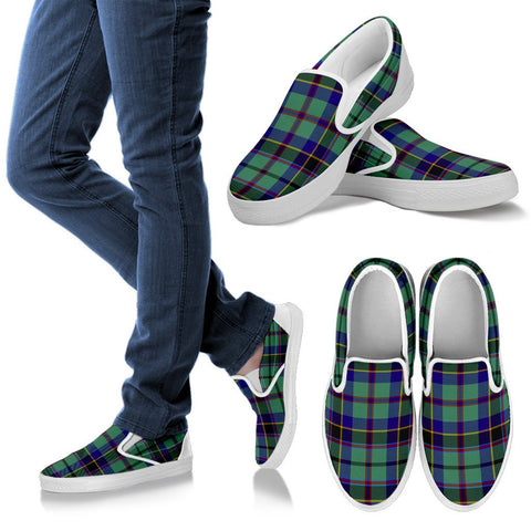 STEVENSON TARTAN SLIP ONS