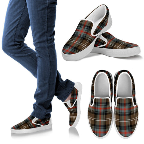 SUTHERLAND WEATHERED TARTAN SLIP ONS