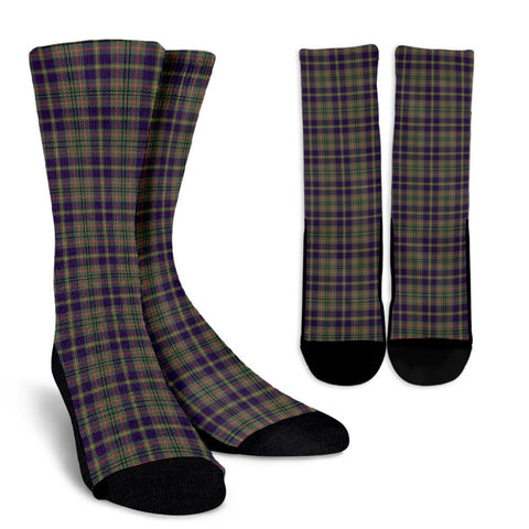 TAYLOR WEATHERED TARTAN CREW SOCKS