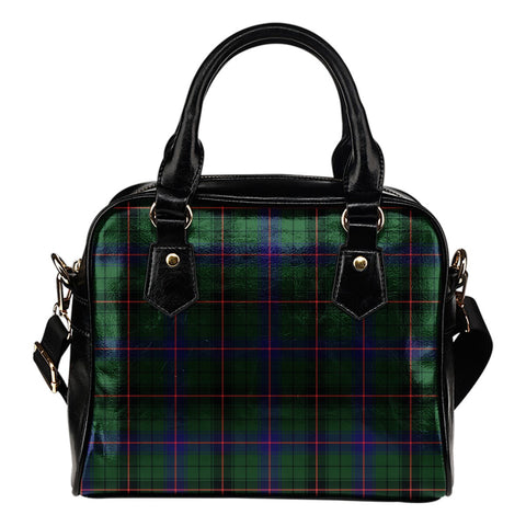 DAVIDSON MODERN TARTAN SHOULDER HANDBAG