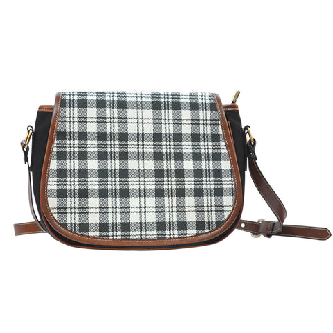 SCOTT BLACK & WHITE ANCIENT TARTAN SADDLE BAG