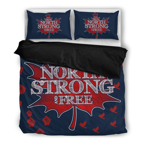 CANADA THE TRUE NORTH STRONG AND FREE BEDDING SETS 8