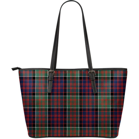 MACDONALD TARTAN LARGE LEATHER TOTE