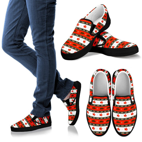 CANADA PATTERN SLIP ONS 8