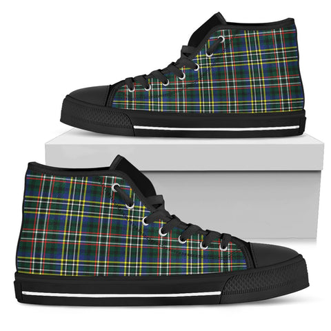 SCOTT GREEN MODERN TARTAN CANVAS SHOES