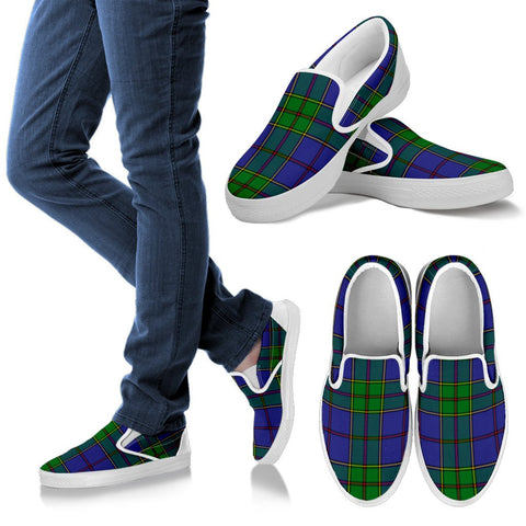 STRACHAN TARTAN SLIP ONS