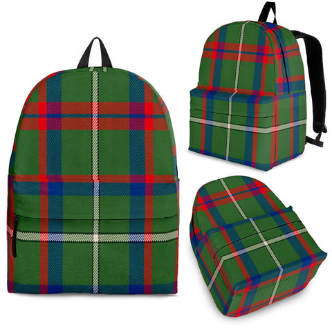 Shaw Green Modern Tartan Backpack