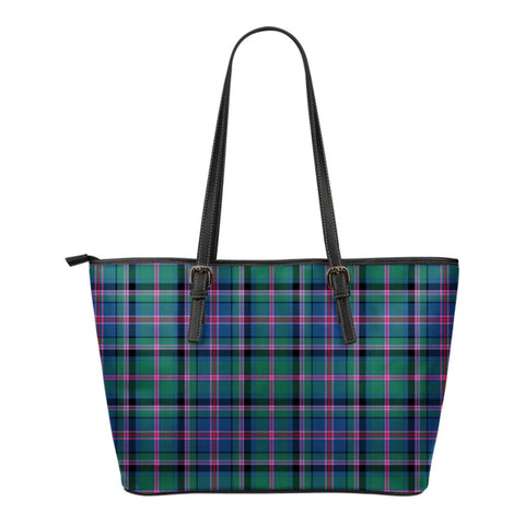 COOPER ANCIENT TARTAN SMALL LEATHER TOTE
