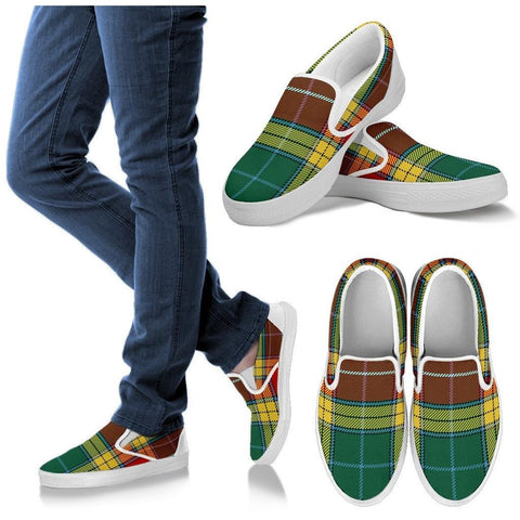 BUCHANAN OLD SETT TARTAN SLIP ONS