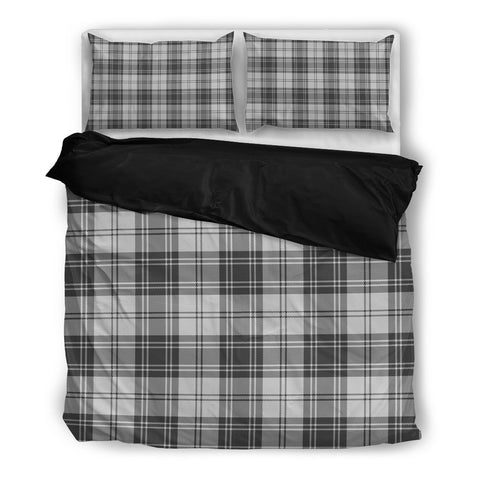 DOUGLAS GREY MODERN TARTAN BEDDING SET