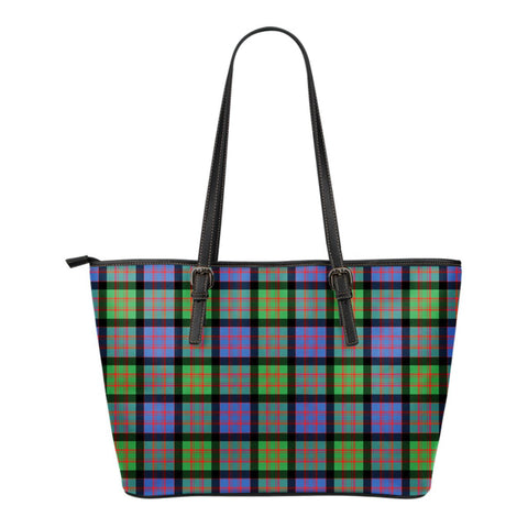MACDONALD ANCIENT TARTAN SMALL LEATHER TOTE