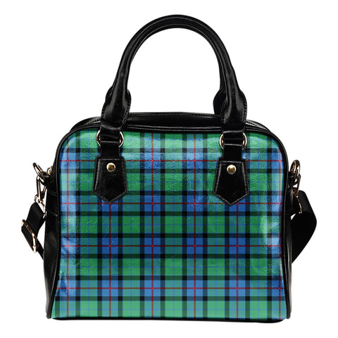 FLOWER OF SCOTLAND TARTAN SHOULDER HANDBAG