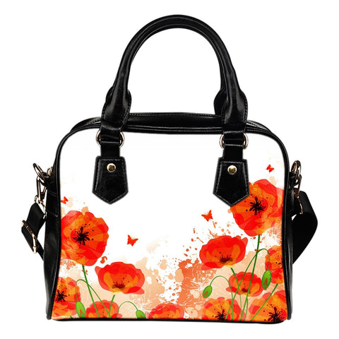 PAPAVER RHOEAS SHOULDER HANDBAG
