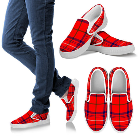 ROSE TARTAN SLIP ONS