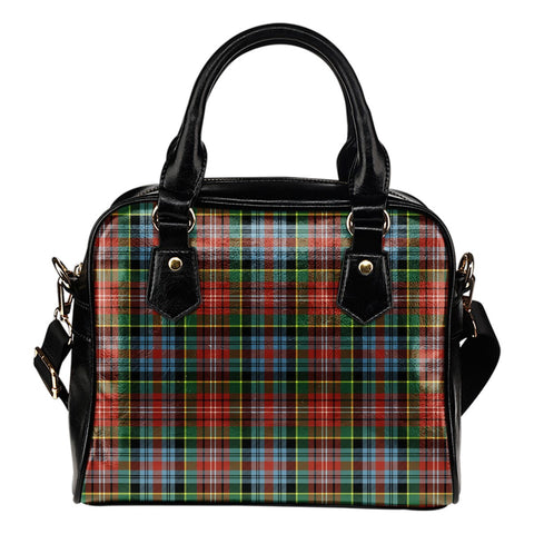 CALEDONIA ANCIENT TARTAN SHOULDER HANDBAG