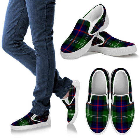 SUTHERLAND MODERN TARTAN SLIP ONS