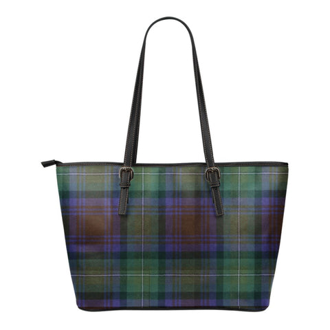 ISLE OF SKYE TARTAN LARGE LEATHER TOTE