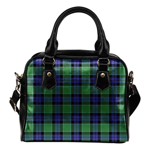 GRAHAM OF MENTEITH MODERN TARTAN SHOULDER HANDBAG