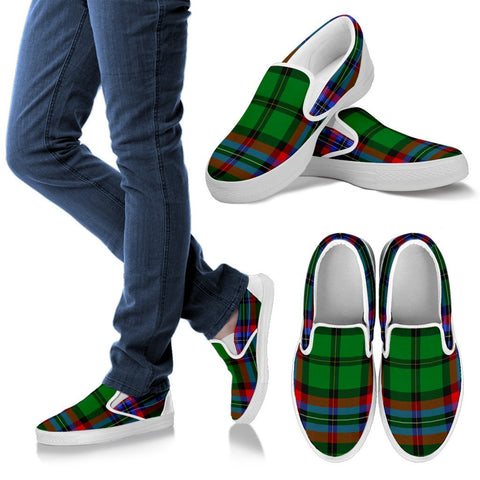 MCGEACHIE TARTAN SLIP ONS
