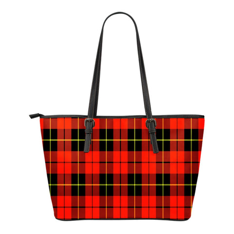 WALLACE HUNTING - RED SMALL LEATHER TOTE