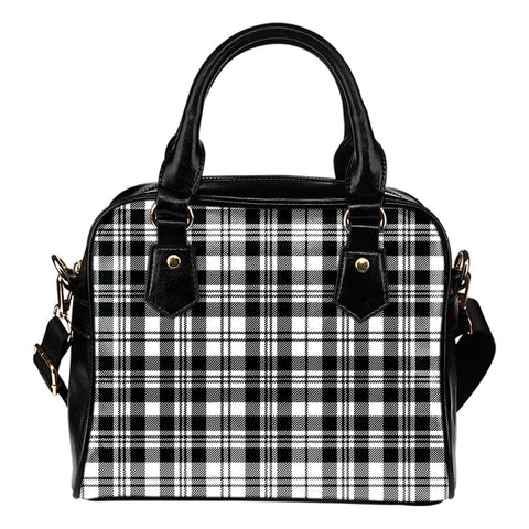 SCOTT MODERN TARTAN SHOULDER HANDBAG