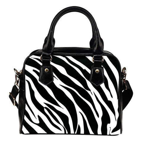 ZEBRA SHOULDER HANDBAG