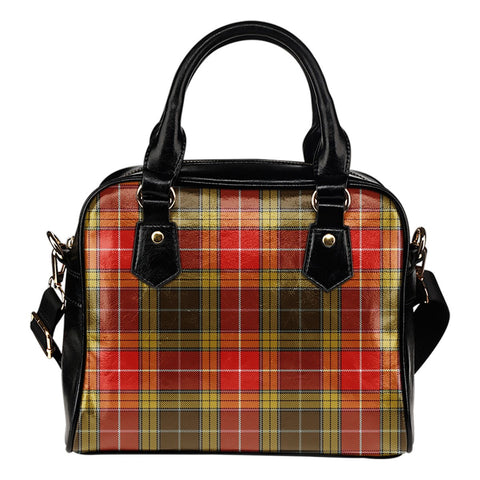 BUCHANAN OLD SET WEATHERED TARTAN SHOULDER HANDBAG