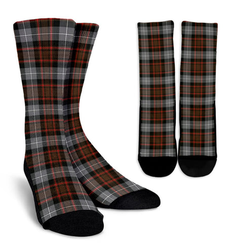 MACRAE HUNTING WEATHERED TARTAN CREW SOCKS