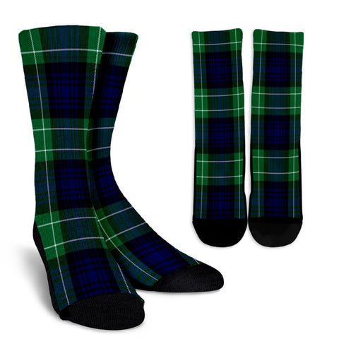 ABERCROMBIE MODERN TARTAN CREW SOCKS