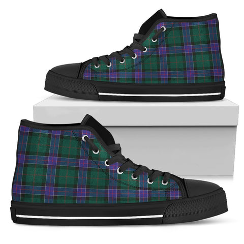 SINCLAIR HUNTING MODERN TARTAN CANVAS SHOES