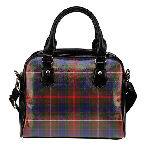 FRASER HUNTING MODERN TARTAN SHOULDER HANDBAG