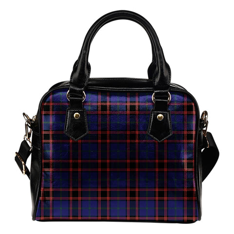 HOME MODERN TARTAN SHOULDER HANDBAG