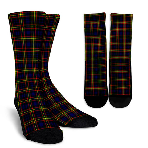 MACLELLAN MODERN TARTAN CREW SOCKS