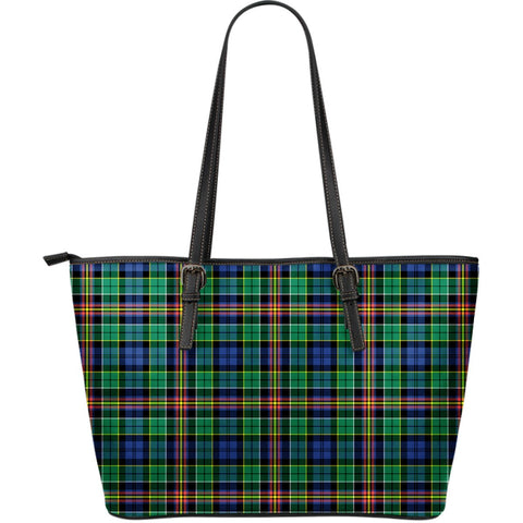 ALLISON TARTAN LARGE LEATHER TOTE