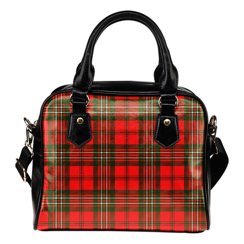 SCOTT MODERN TARTAN SHOULDER HANDBAG