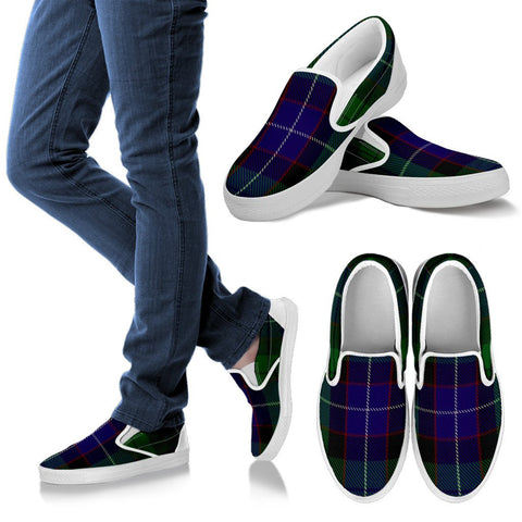 MITCHELL TARTAN SLIP ONS