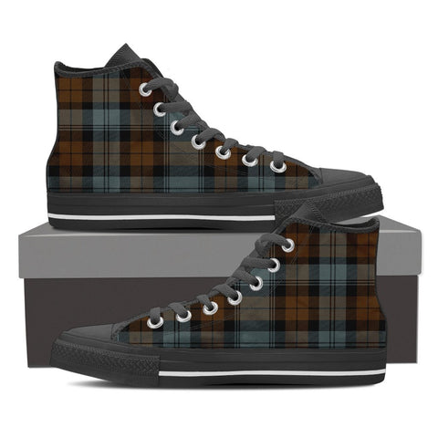 BLACKWATCH WEATHERED TARTAN CANVAS SHOES