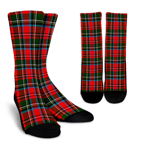 STEWART ROYAL MODERN TARTAN CREW SOCKS