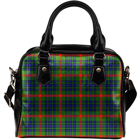 AITON TARTAN SHOULDER HANDBAG