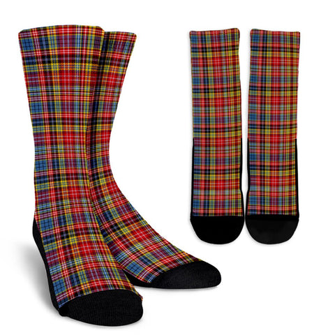 OGILVIE OF AIRLIE ANCIENT TARTAN CREW SOCKS