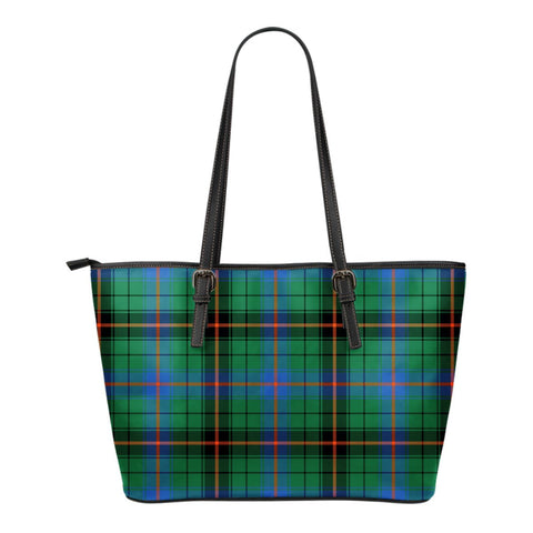 DAVIDSON ANCIENT TARTAN LARGE LEATHER TOTE