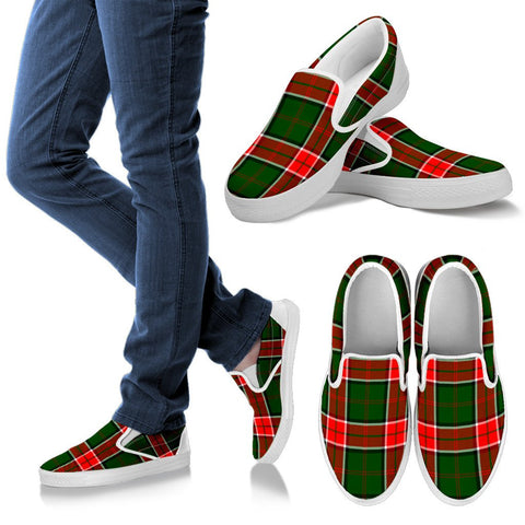 POLLOCK MODERN TARTAN SLIP ONS